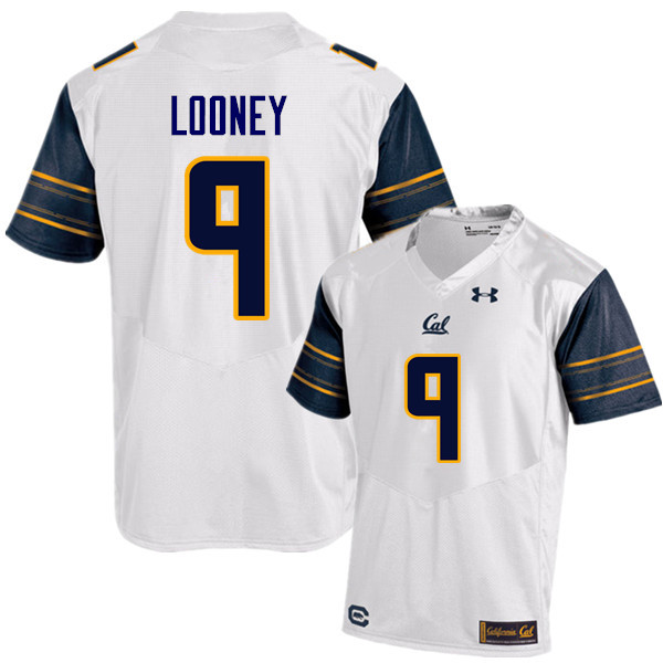 Men #9 James Looney Cal Bears (California Golden Bears College) Football Jerseys Sale-White - Click Image to Close